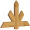 Ekena Millwork Kennewick Rough Sawn Timber Gable Bracket, Western Red Cedar, 48"W x 30"H x 2"D x 6"F, 15/12 Pitch GBW048X30X0206KEN00RWR - alternate 3